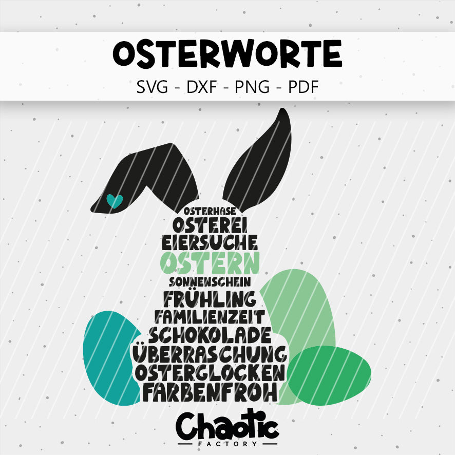 Plotterdatei Osterworte