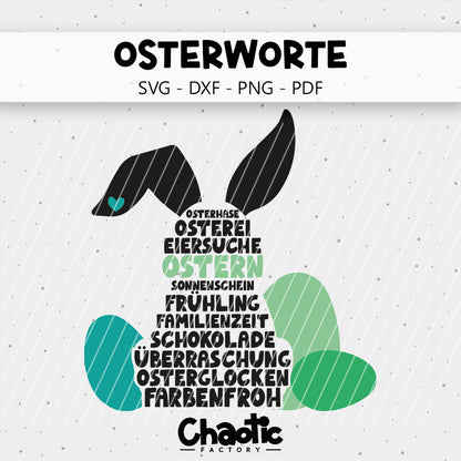 Plotterdatei Osterworte