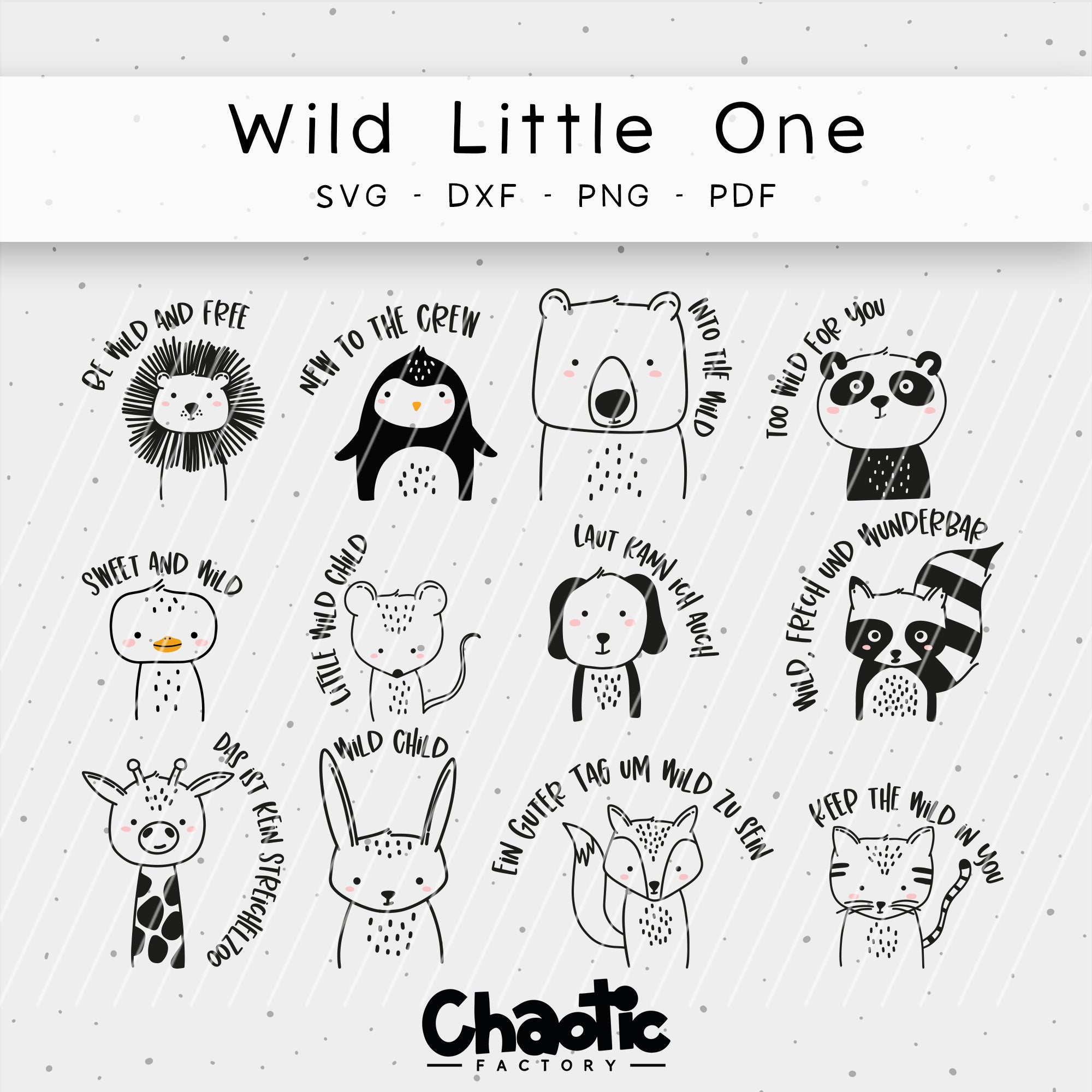 Plotterdatei Wild Little One