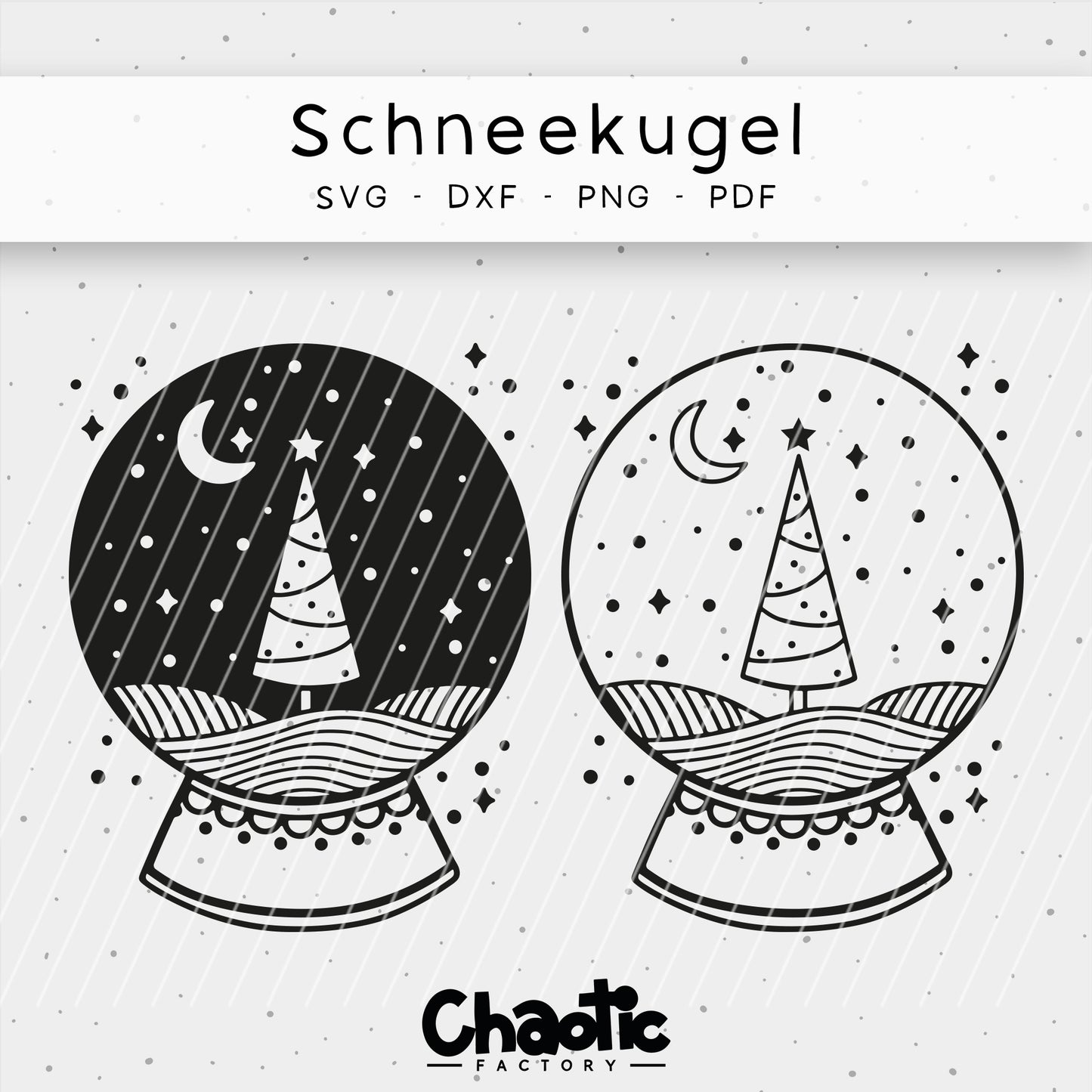 Plotterdatei Schneekugel