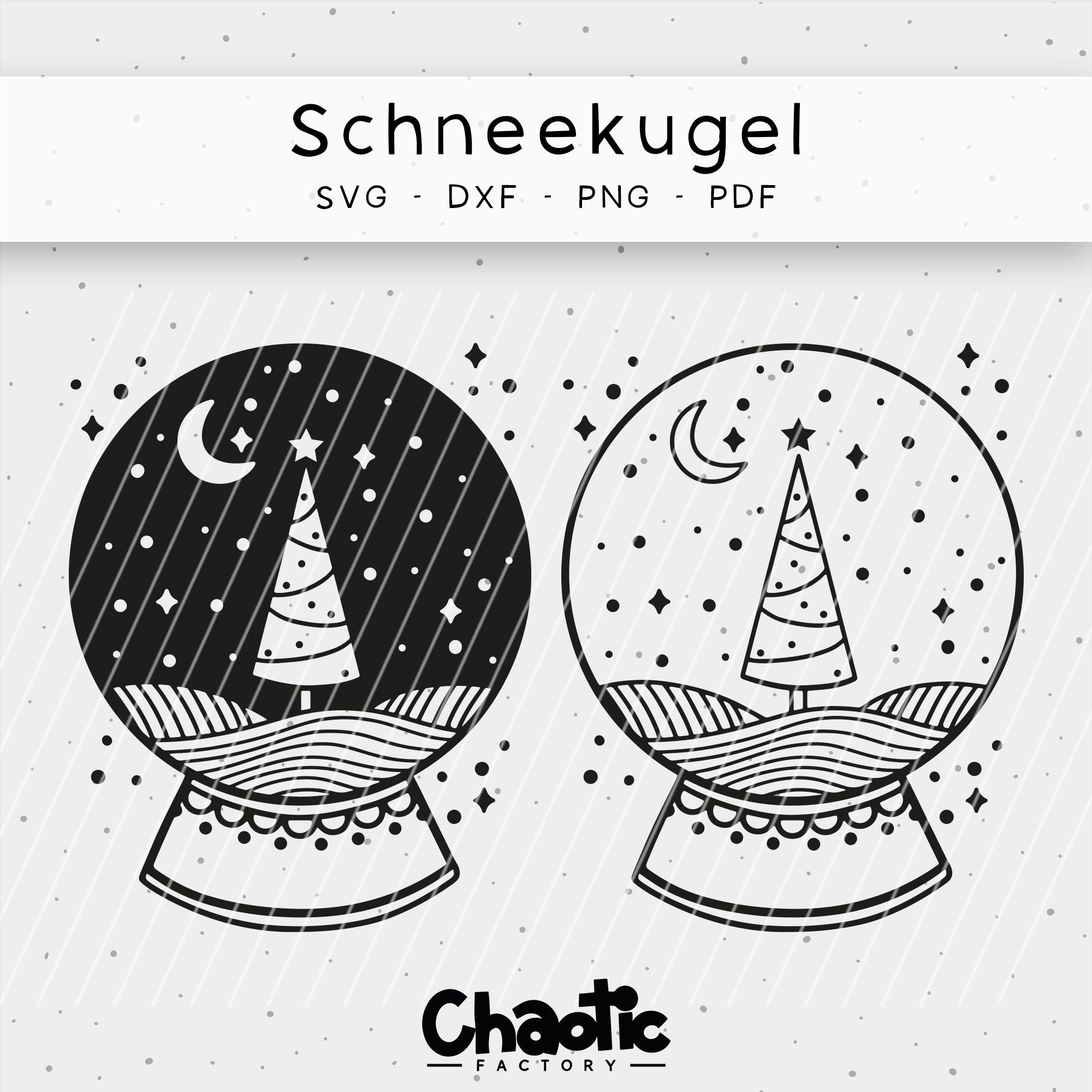 Plotterdatei Schneekugel