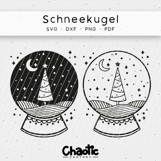 Plotterdatei Schneekugel