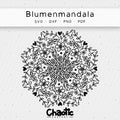 Plotterdatei Blumenmandala