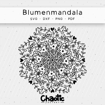 Plotterdatei Blumenmandala