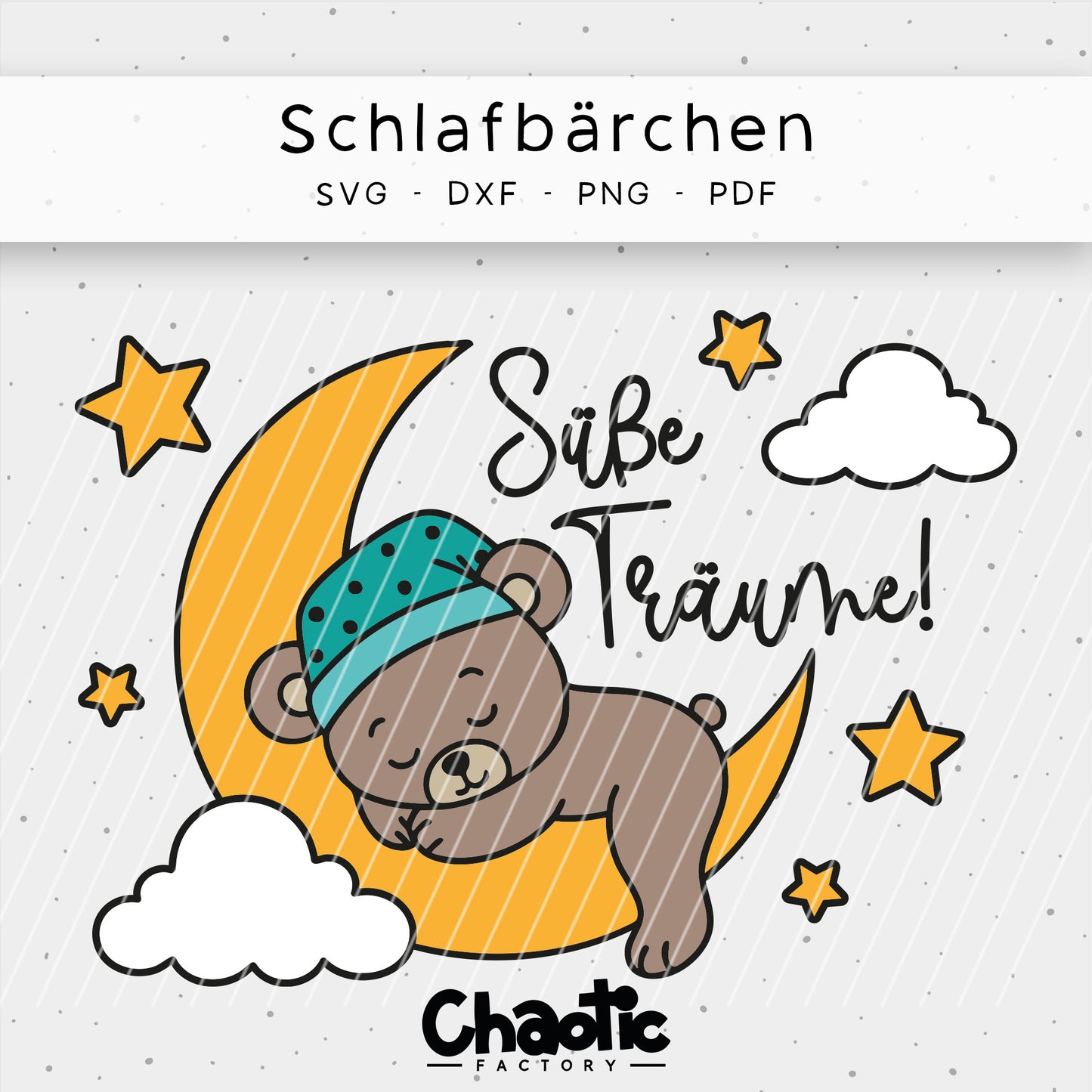 Plotterdatei Schlafbärchen