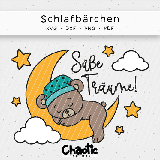 Plotterdatei Schlafbärchen