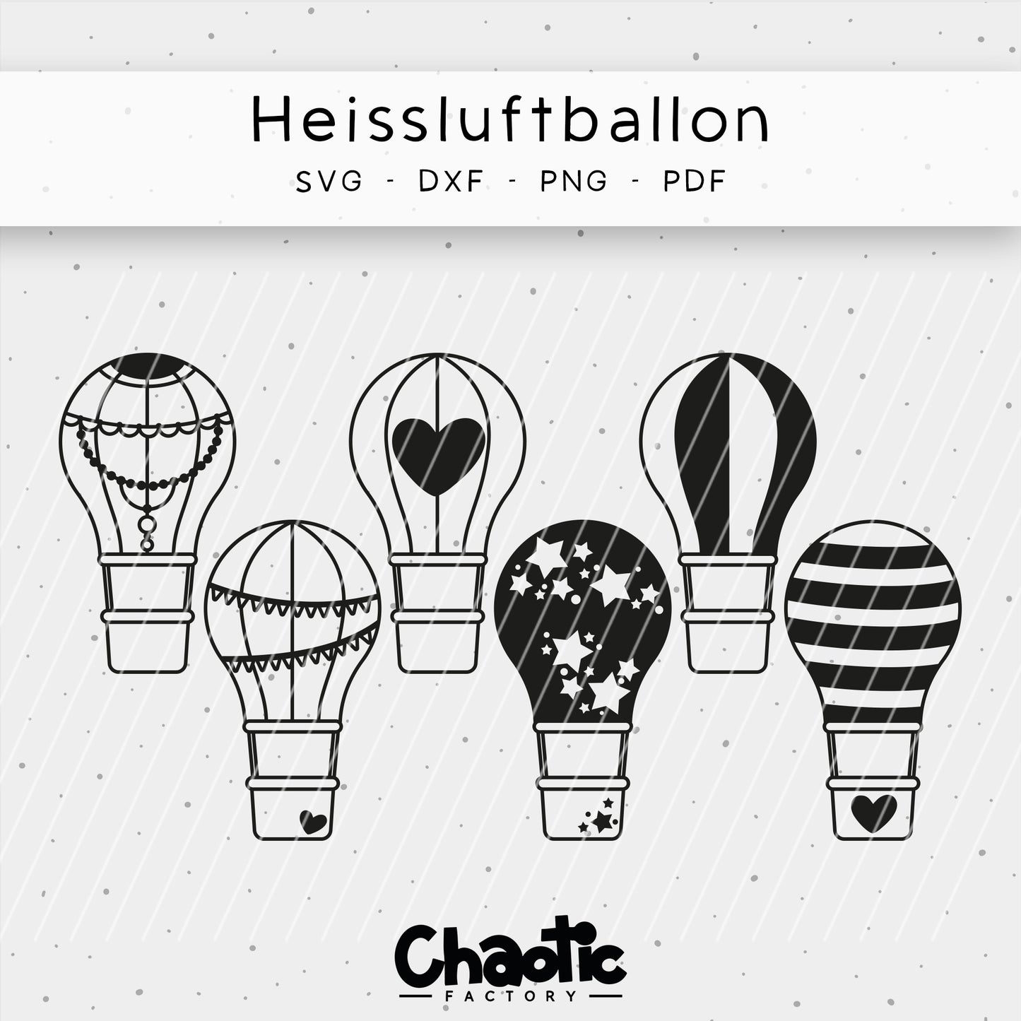 Plotterdatei Heißluftballons
