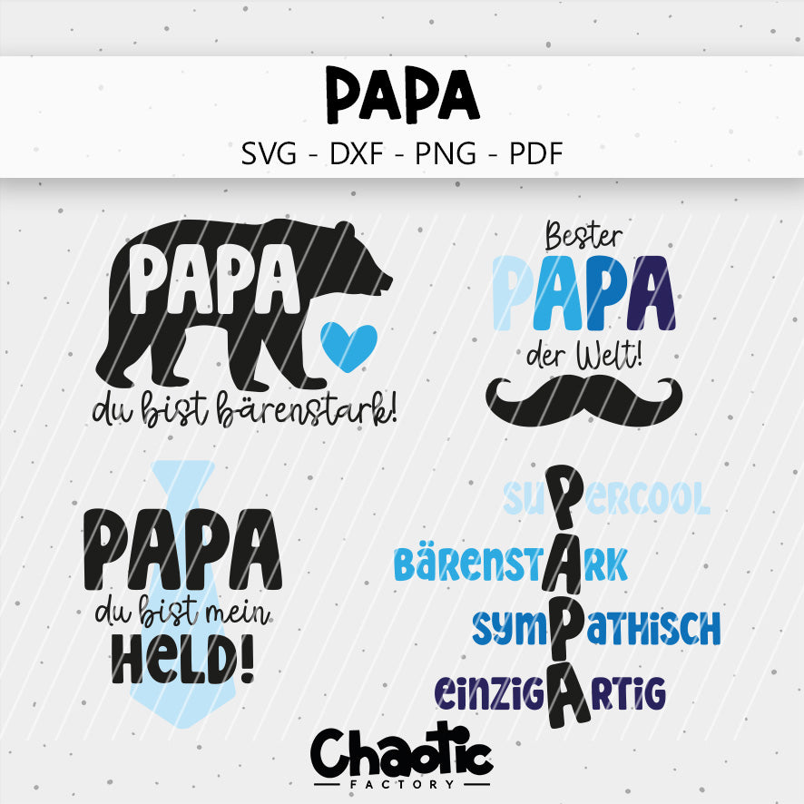 Plotterdatei Papa