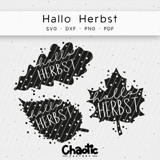 Plotterdatei Hallo Herbst