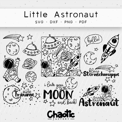 Plotterdatei Little Astronaut