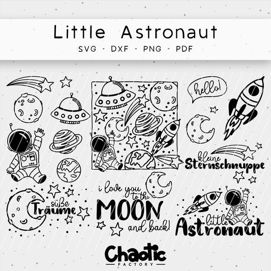 Plotterdatei Little Astronaut