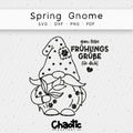 Plotterdatei Spring Gnome