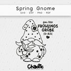 Plotterdatei Spring Gnome