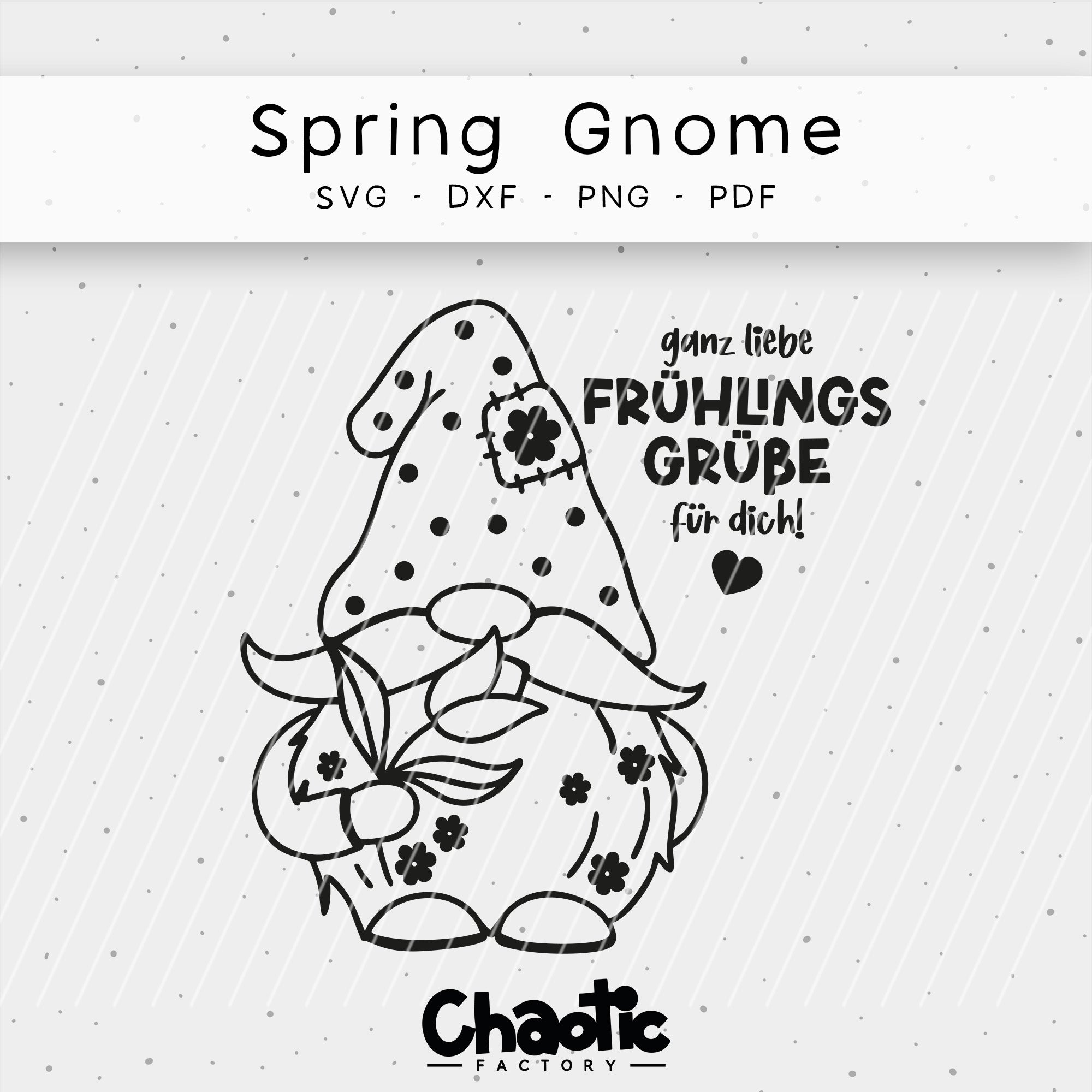 Plotterdatei Spring Gnome