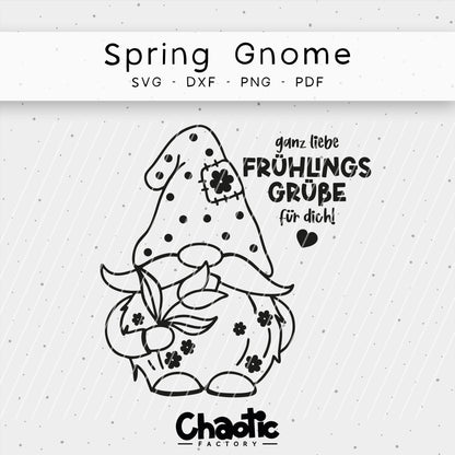 Plotterdatei Spring Gnome