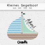Plotterdatei Kleines Segelboot