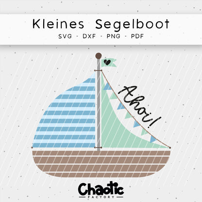 Plotterdatei Kleines Segelboot