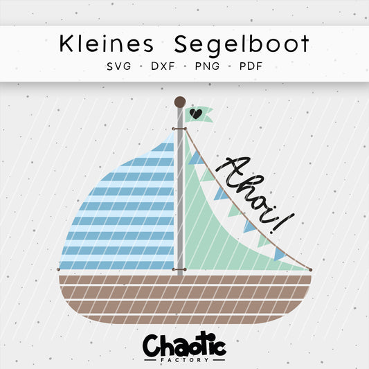 Plotterdatei Kleines Segelboot