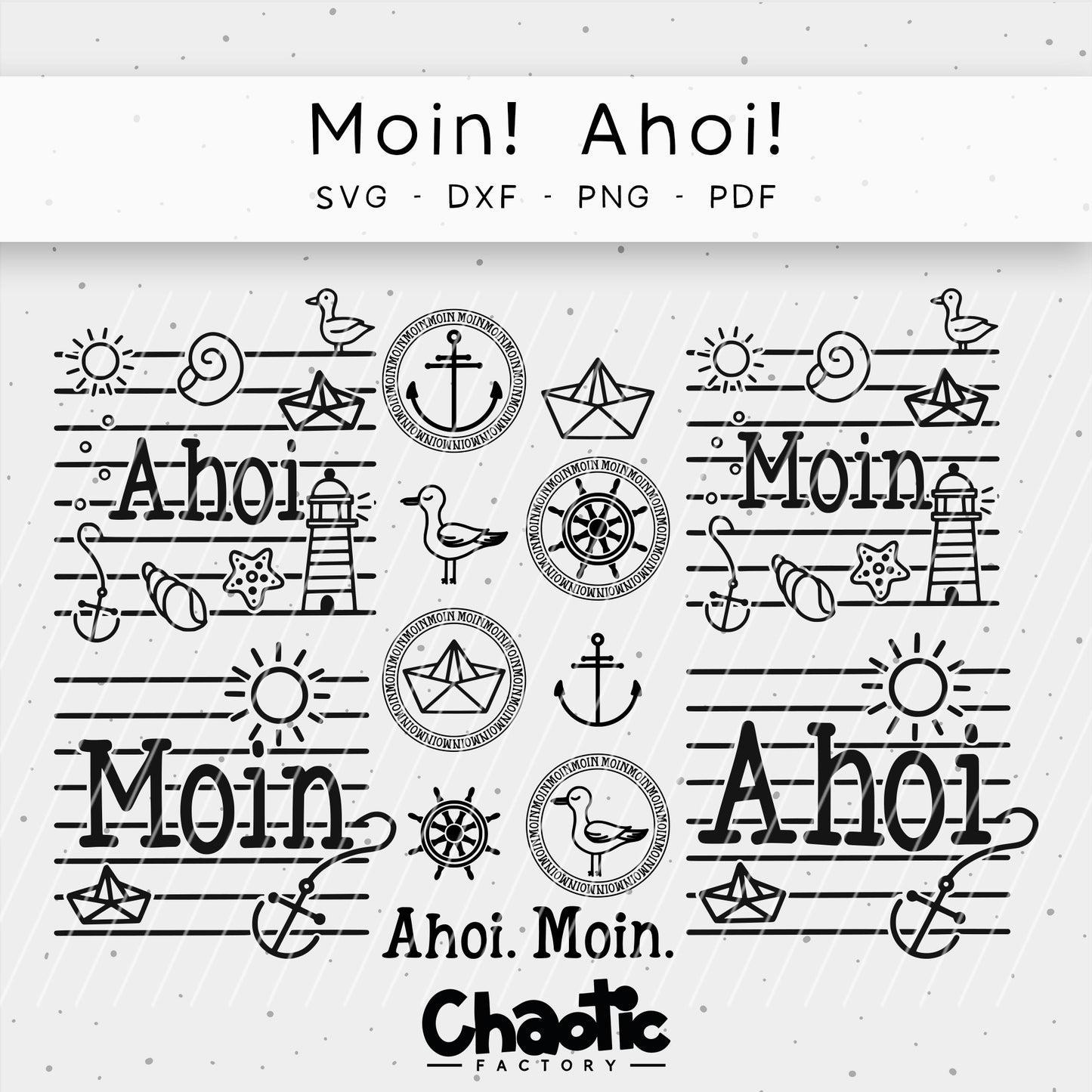 Plotterdatei Moin! Ahoi!
