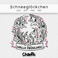 Plotterdatei Schneeglöckchen