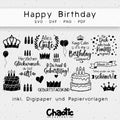 Plotterdatei Happy Birthday