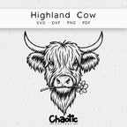 Plotterdatei Highland Cow