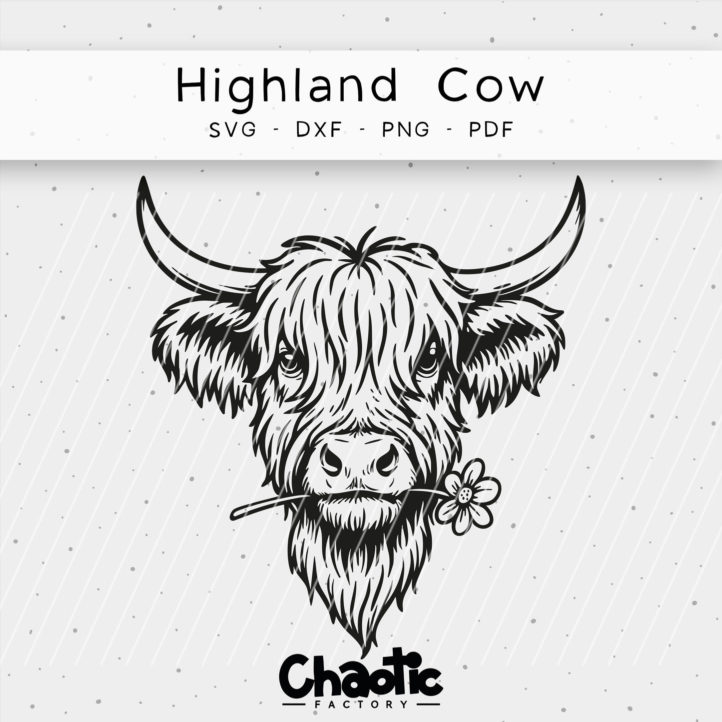Plotterdatei Highland Cow