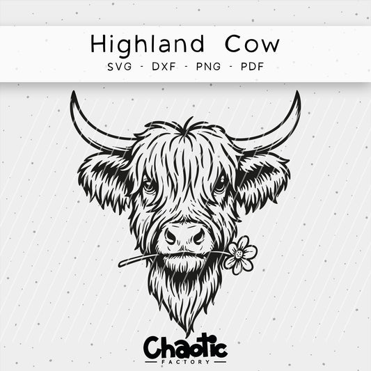 Plotterdatei Highland Cow