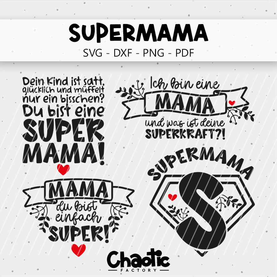 Plotterdatei Supermama