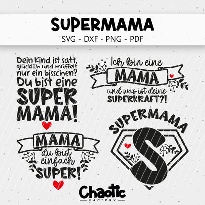 Plotterdatei Supermama