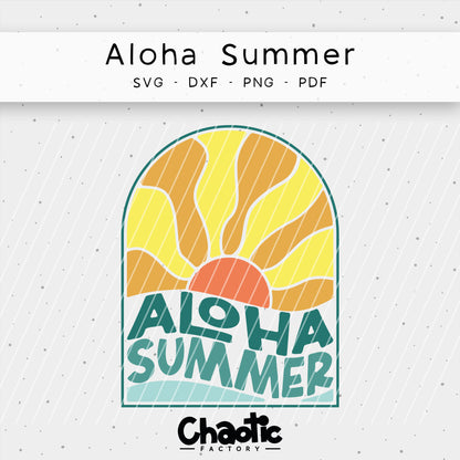 Plotterdatei Aloha Summer