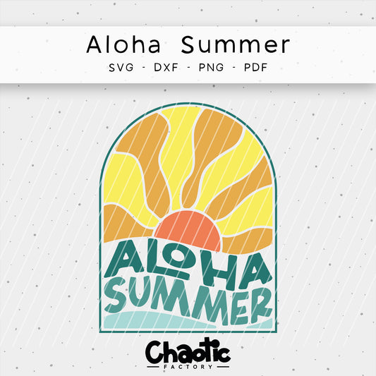 Plotterdatei Aloha Summer