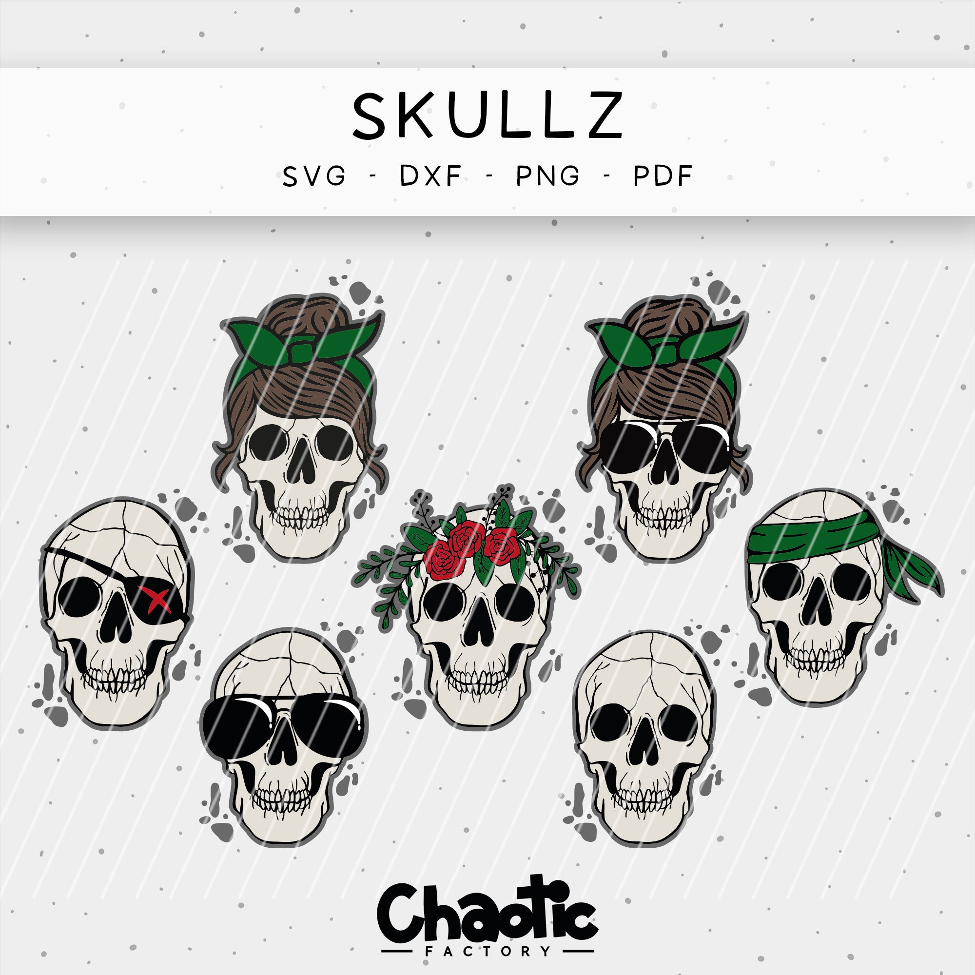 Plotterdatei SKULLZ