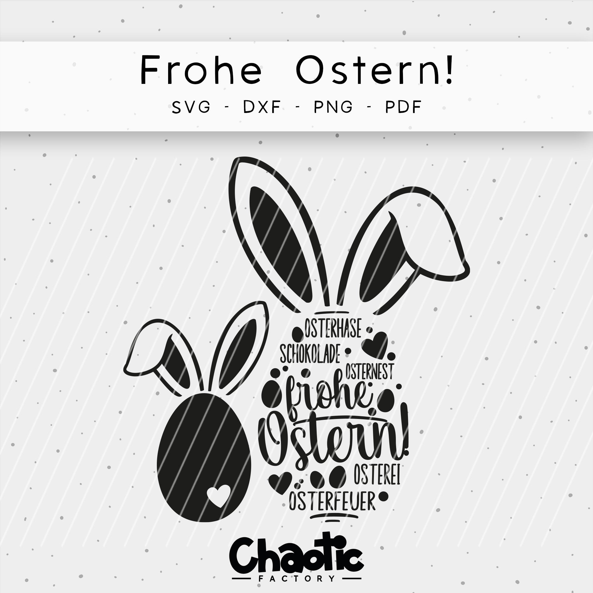 Plotterdatei Frohe Ostern!
