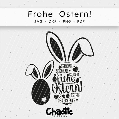 Plotterdatei Frohe Ostern!