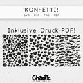 Plotterdatei & Druckvorlage Konfetti!