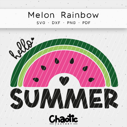 Plotterdatei Melon Rainbow (Inkl. Gewerbelizenz)