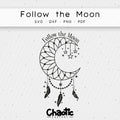 Plotterdatei Follow The Moon