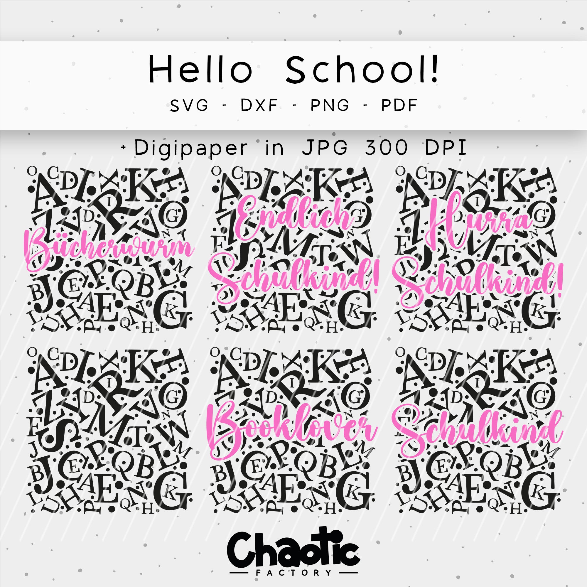 Plotterdatei Hello School!
