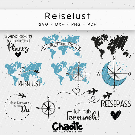 Plotterdatei Reiselust