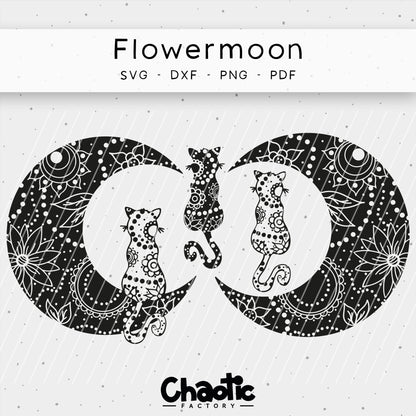 Plotterdatei Flowermoon