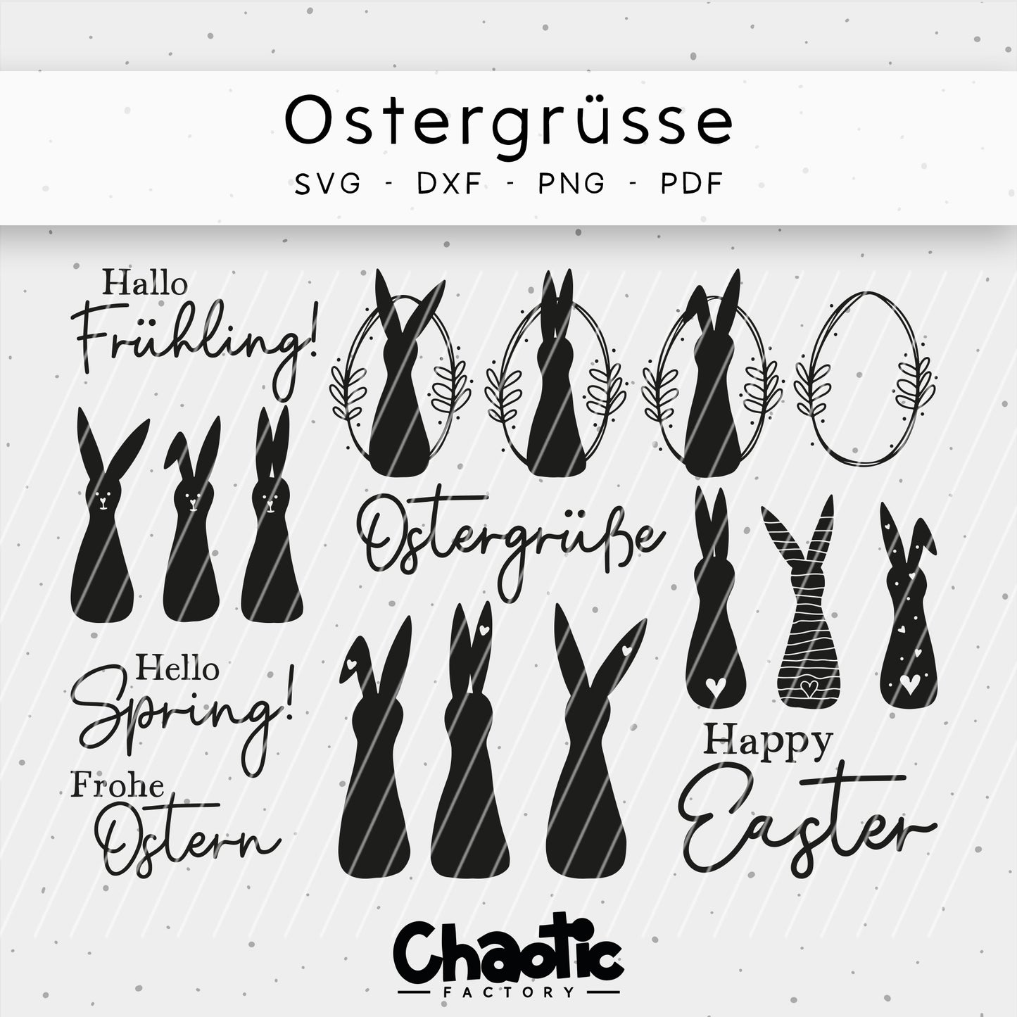 Plotterdatei Ostergrüße