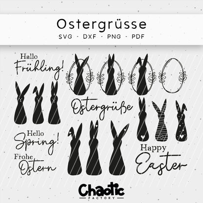 Plotterdatei Ostergrüße