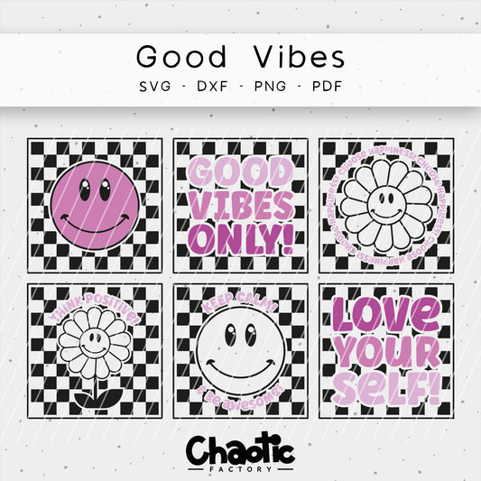 Plotterdatei Good Vibes