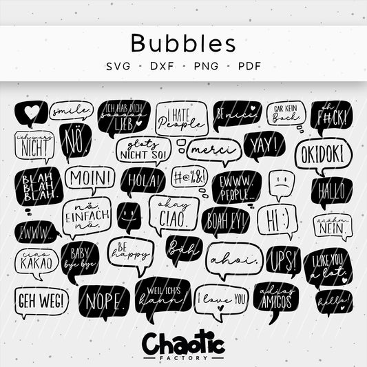 Plotterdatei Bubbles