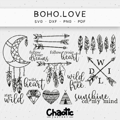 Plotterdatei BOHO.LOVE