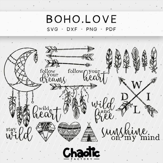 Plotterdatei BOHO.LOVE