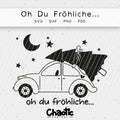 Plotterdatei Oh Du Fröhliche!