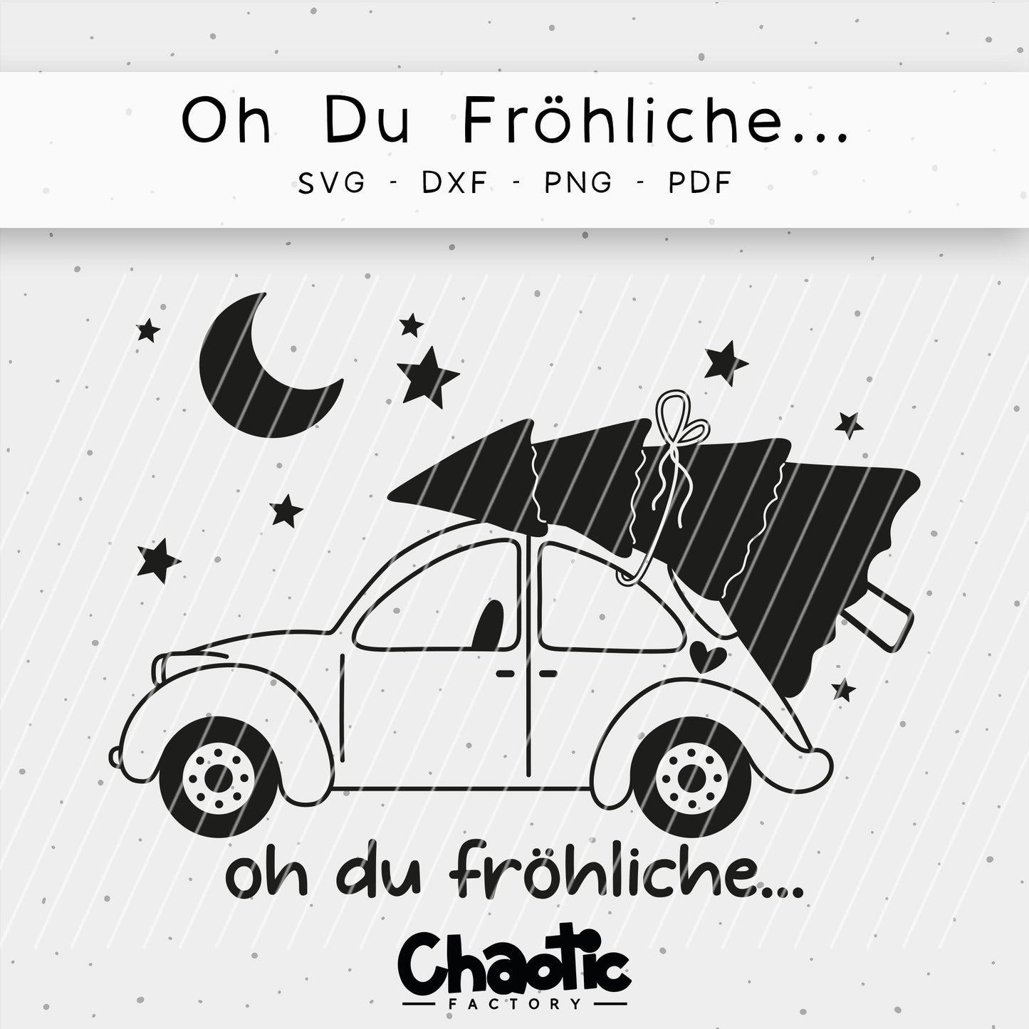 Plotterdatei Oh Du Fröhliche!