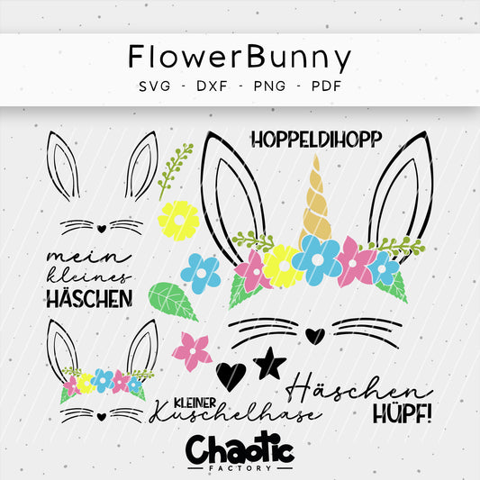Plotterdatei FlowerBunny